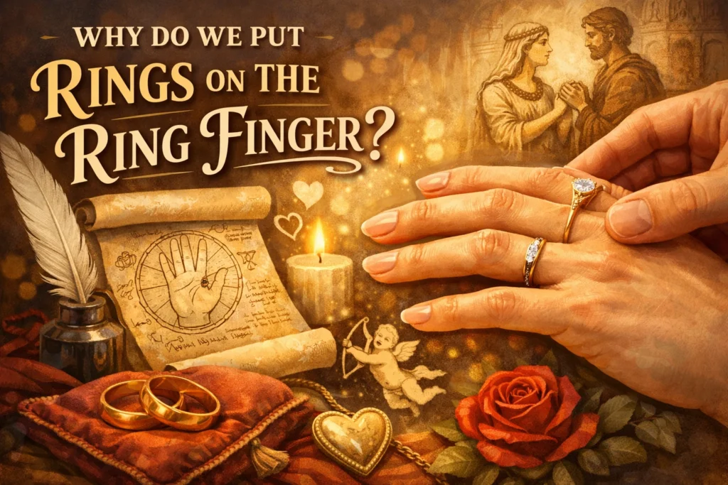 Why do we put rings on the ring finger-gemstonesuniverse