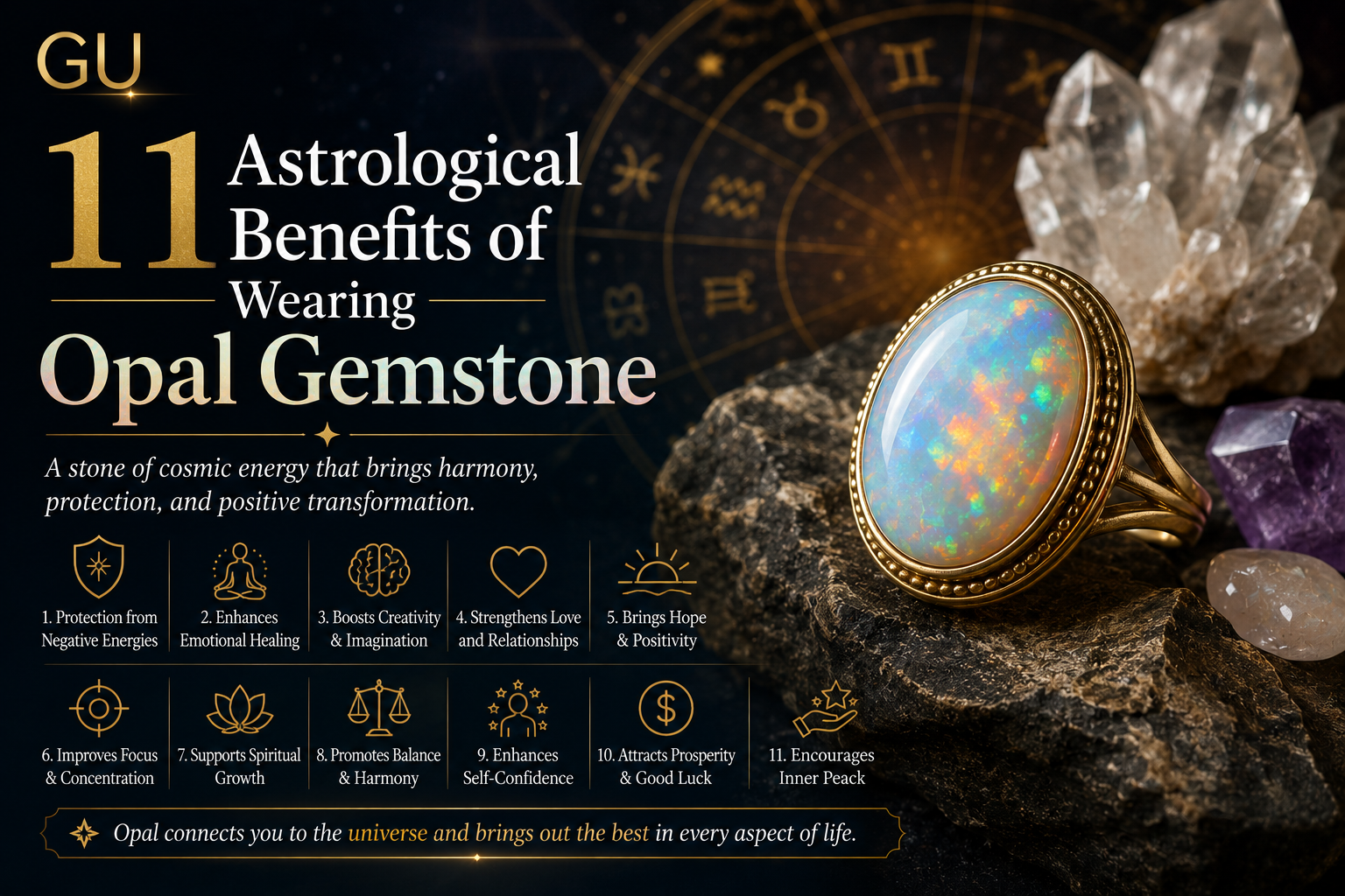 11 Astrological Benefits of Wearing Opal Gemstone