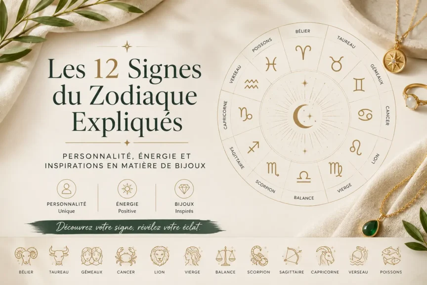 Les 12 Signes du Zodiaque Expliqués Personnalité, Énergie et Inspirations en Matière de Bijoux-gemstonesuniverse