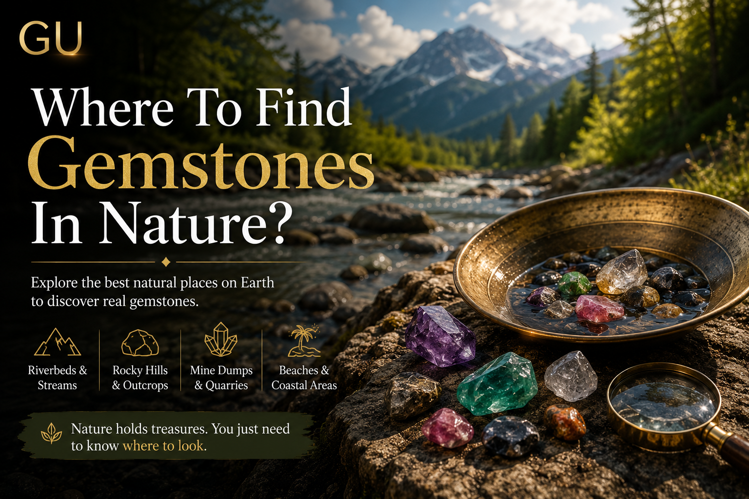 Where To Find Gemstones In Nature?