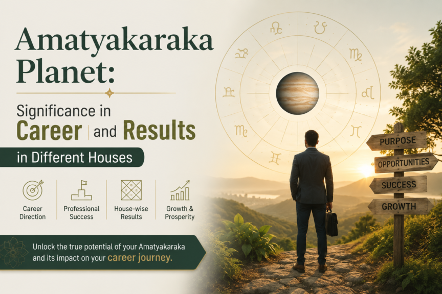Amatyakaraka Planet Significance in Career and Results in Different Houses