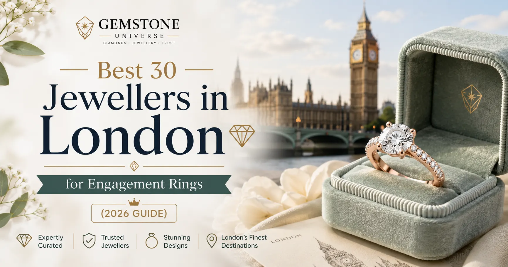 Best 30 Jewellers in London for Engagement Rings (2026 Guide)-gemstonesuniverse