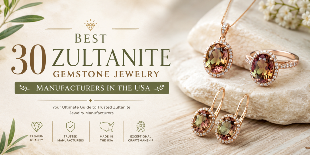 Best 30 Zultanite Gemstone Jewelry Manufacturers in the USA