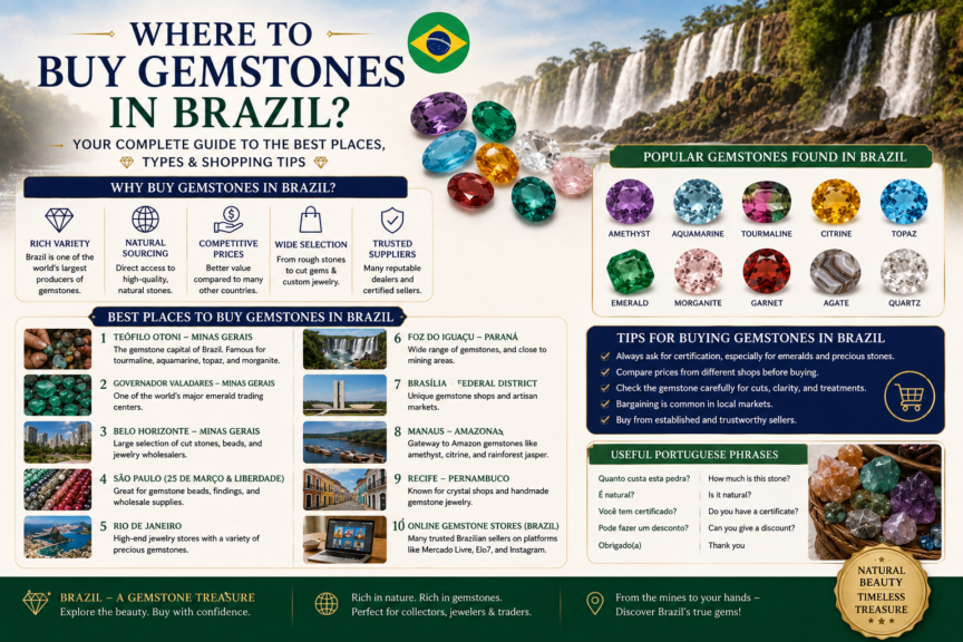 Where to Buy Gemstones in Brazil