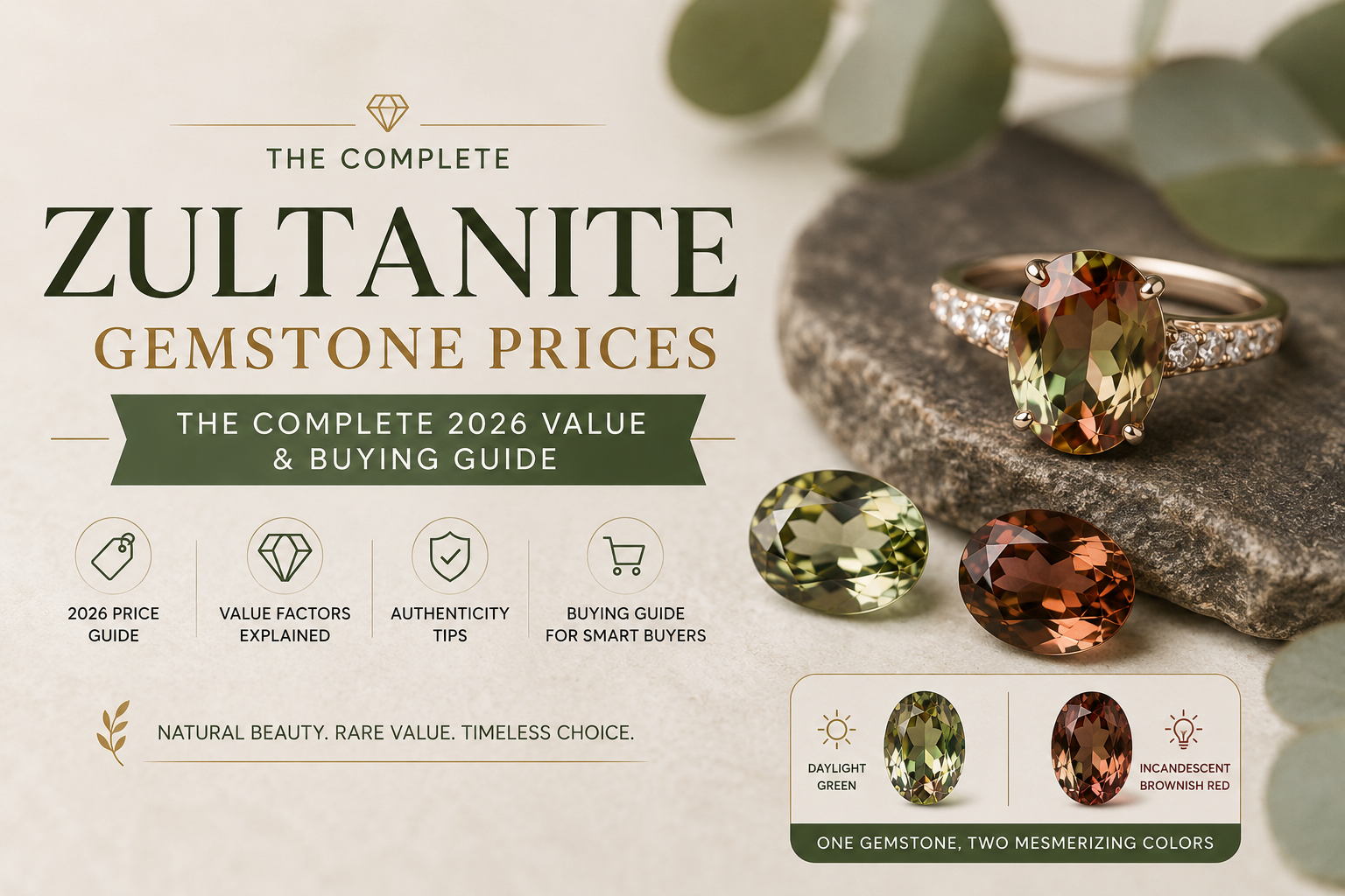 Zultanite Gemstone Prices The Complete 2026 Value & Buying Guide