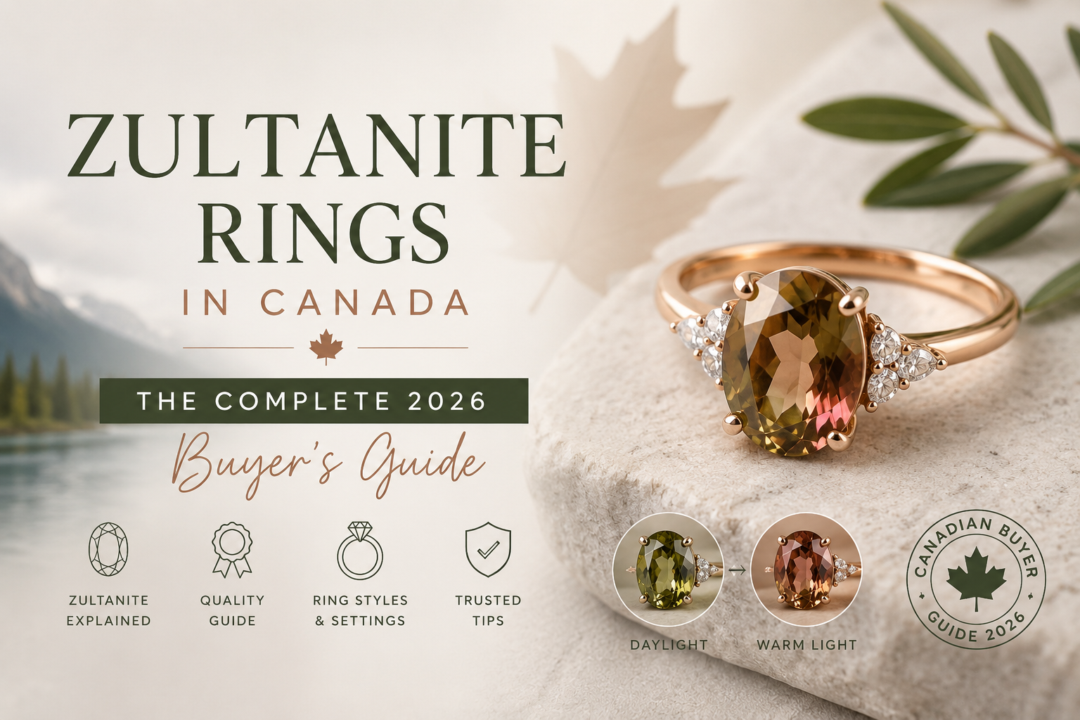 Zultanite Rings in Canada The Complete 2026 Buyer's Guide